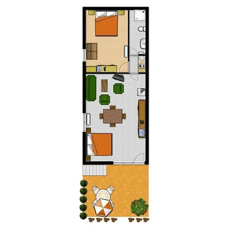 Erdgeschoss-ferienwohnung Mit Panorama Zalakaros